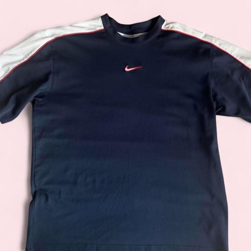 Nike basketball t-shirt navy blue vintage XL